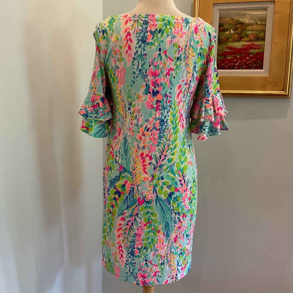 Lilly Pulitzer Lula Dress in Multi‎ Catch the Wave print - Picture 5 of 10